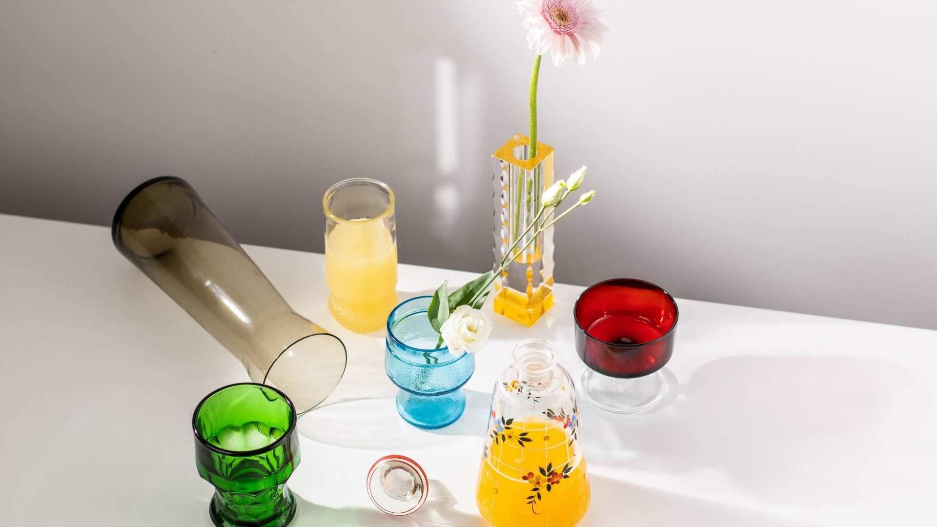 12 Stück Vintage-Kelchgläser, 220 Ml – Transparent Für Wein, Cocktails, Saft & Mehr