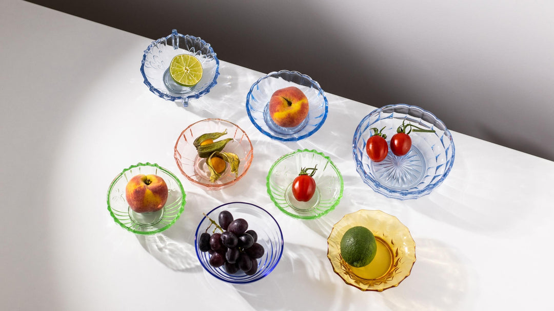 Bunte Glasschüsseln von Tandlas