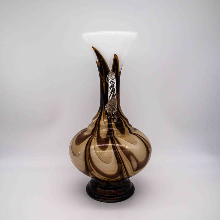 Haselnuss-braune Krugvase, Rückseite