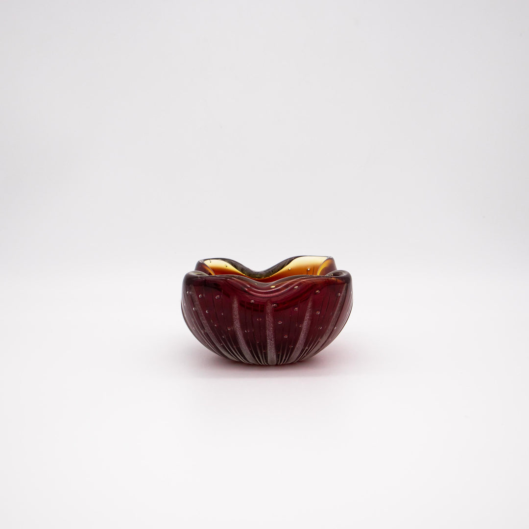 Murano Aschenbecher aus Bubble Glas