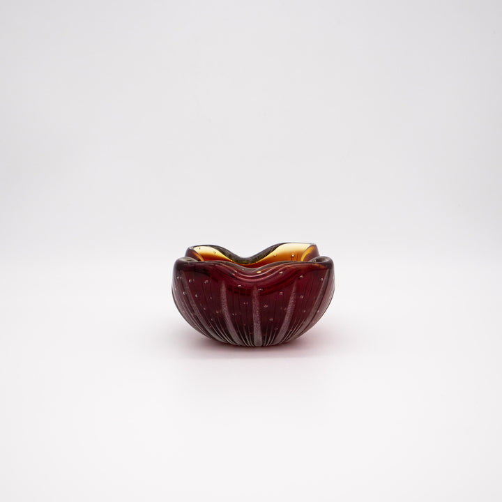 Murano Aschenbecher aus Bubble Glas