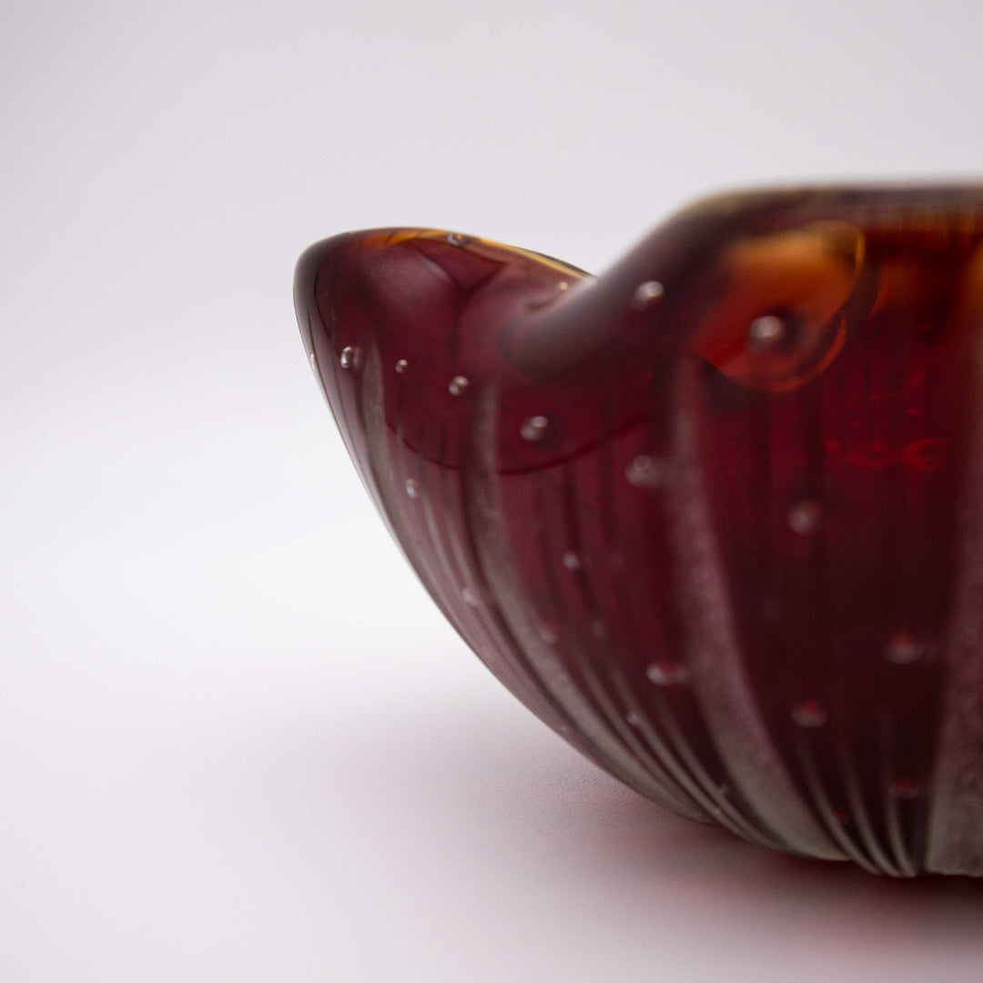 Murano Aschenbecher aus Bubble Glas