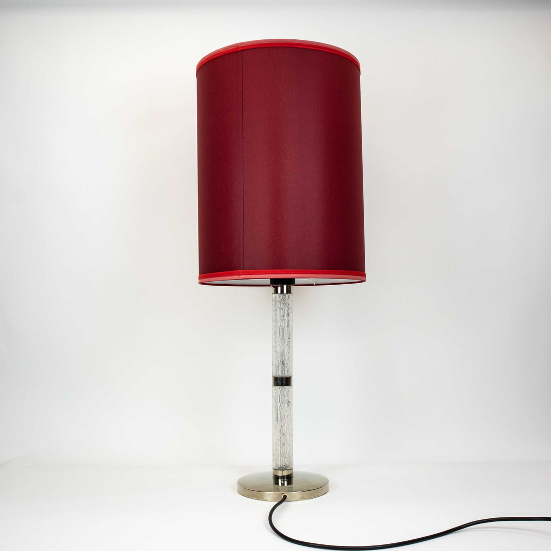 Große Tischlampe im Stil von Richard Essig, Rückseite