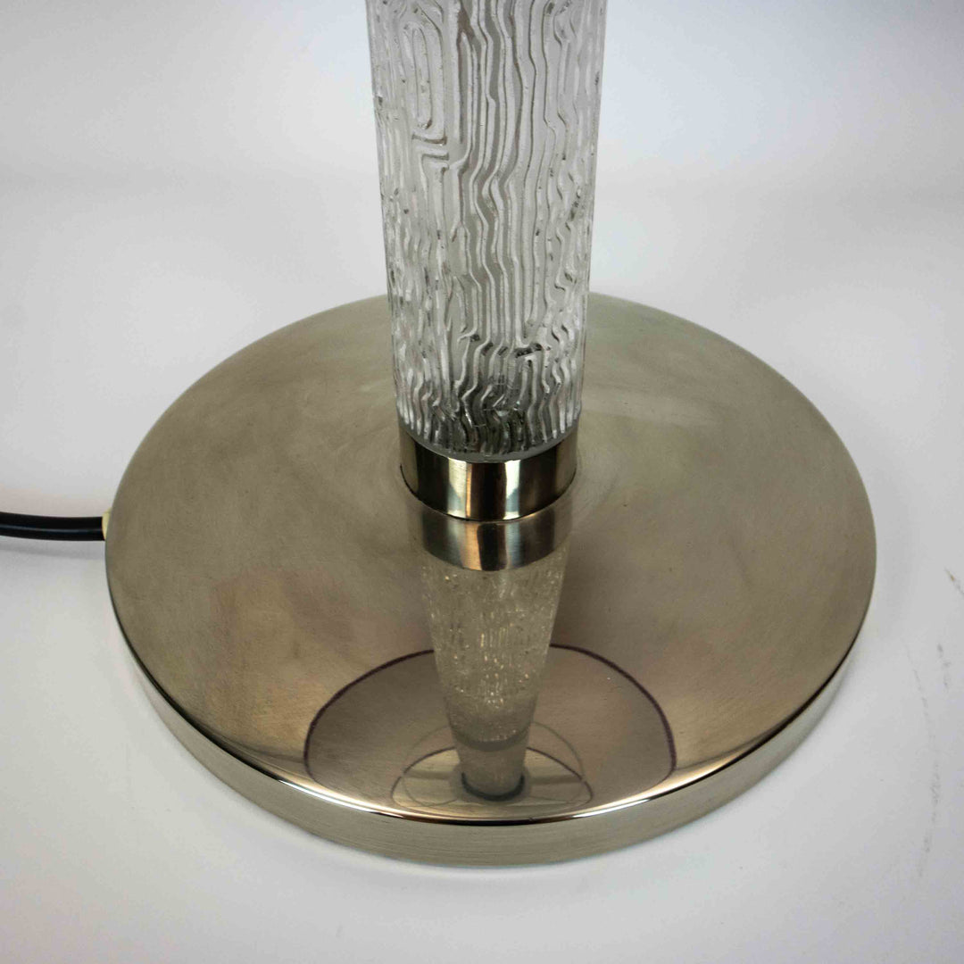 Große Tischlampe im Stil von Richard Essig, Detail Fuß