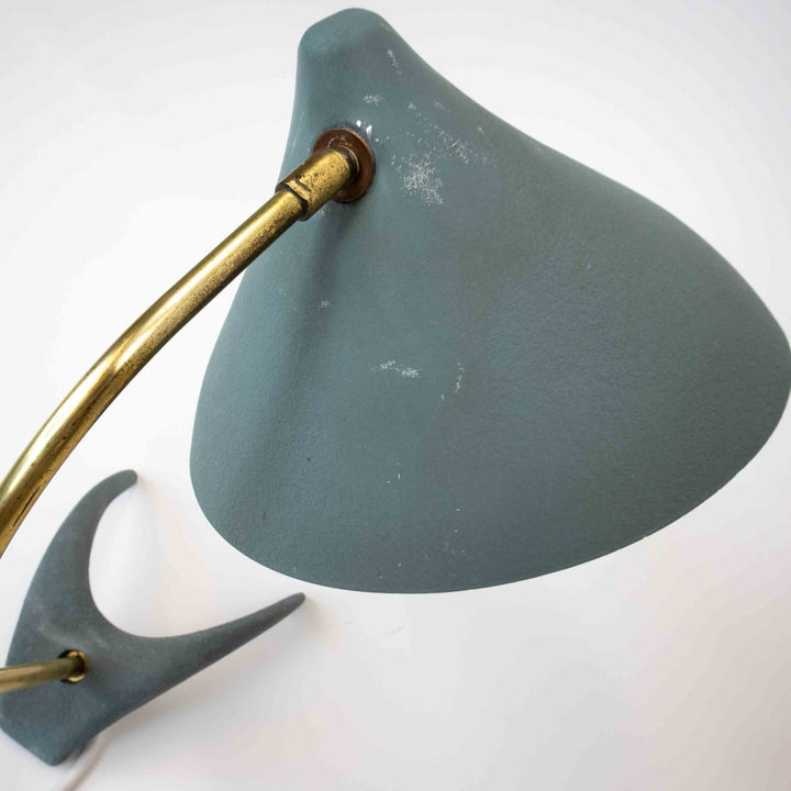 Krähenfuß Tischlampe von Karl-Heinz Kinsky, Detaialsnicht Schirm