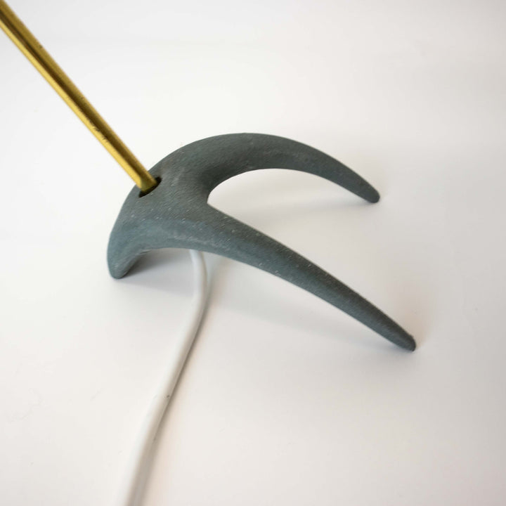 Krähenfuß Tischlampe von Karl-Heinz Kinsky, Detailansicht Fuß