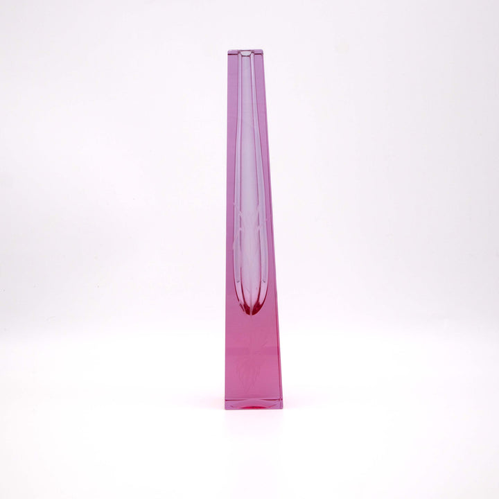 Geschliffene Vase von Adolf Matura für Moser