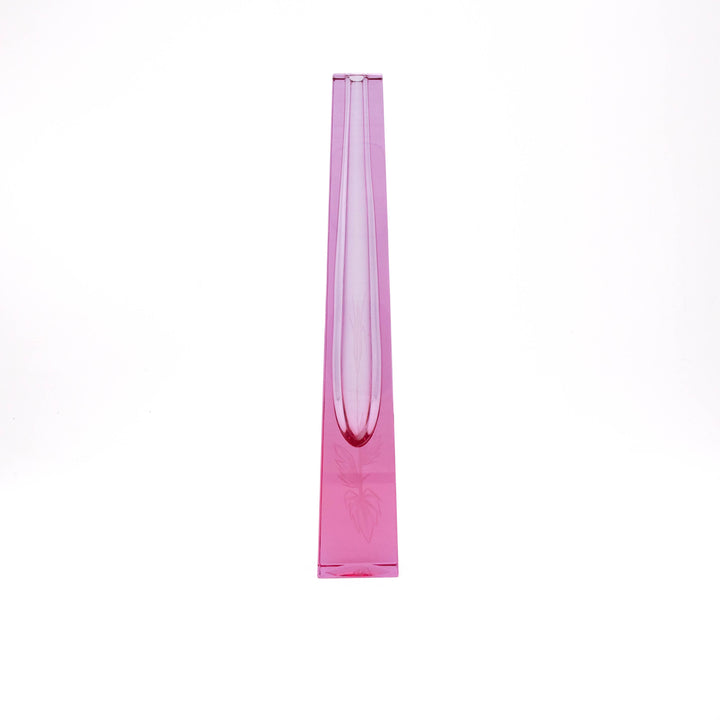 Geschliffene Vase von Adolf Matura für Moser
