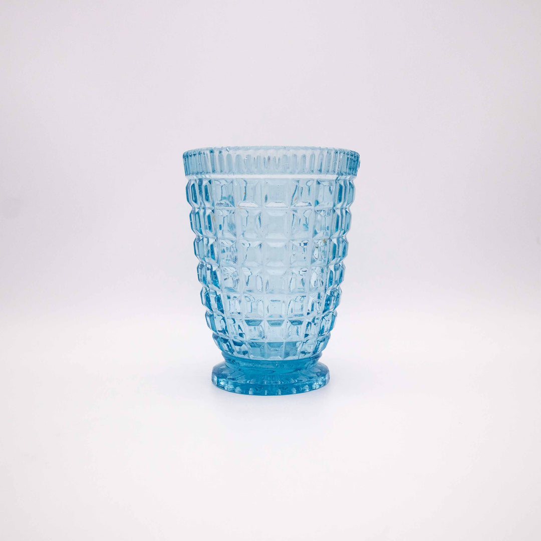 Hellblaue Sellerie Vase, Rückseite