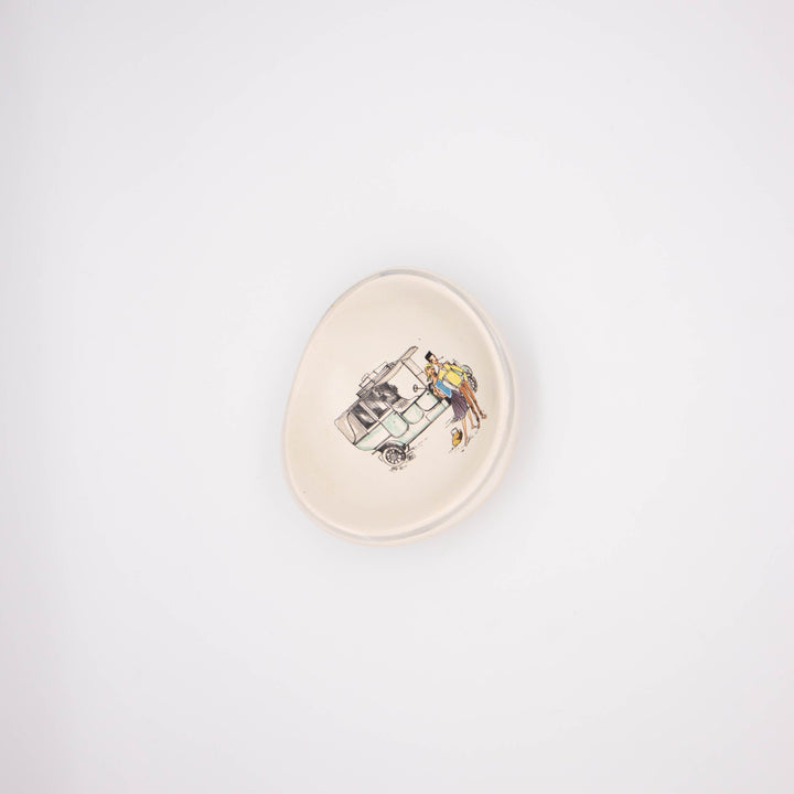 Keramikschälchen, von oben fotografiert