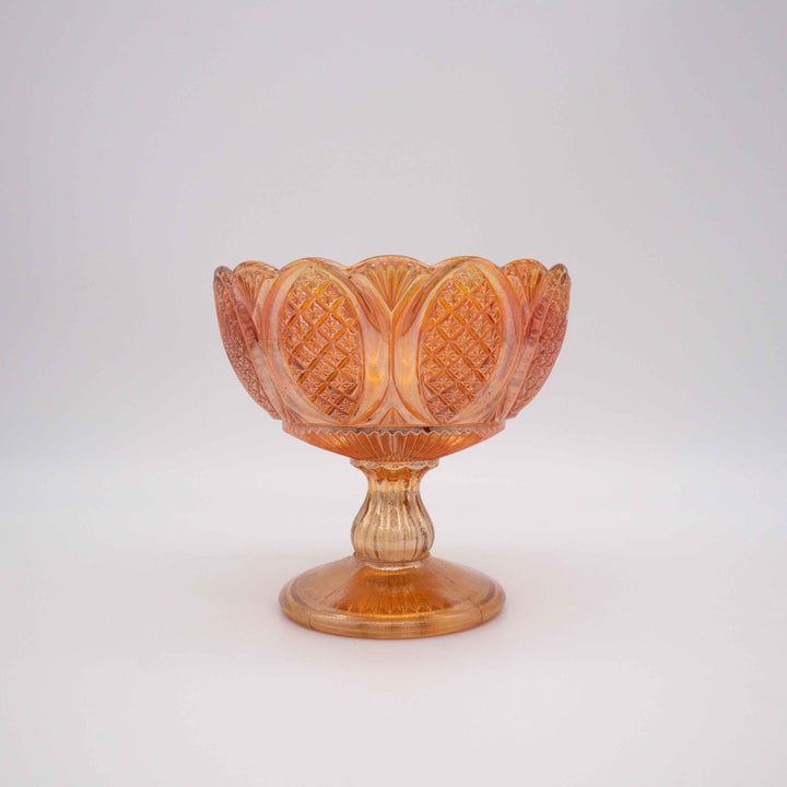 Sockelschale Carnivalglas, Vorderseite