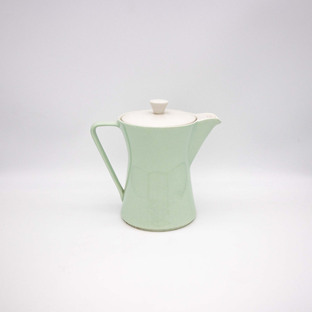 Lilien Porzellan Kaffeekanne, Seitenansicht links