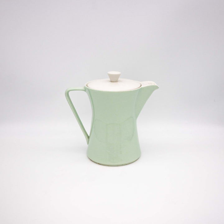 Lilien Porzellan Kaffeekanne, Seitenansicht links