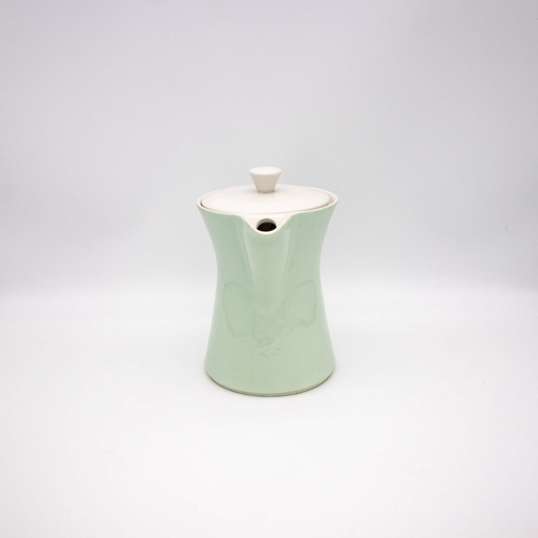 Lilien Porzellan Kaffeekanne, Vorderseite