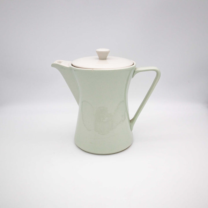 Lilien Porzellan Kaffeekanne, Seitenansicht rechts