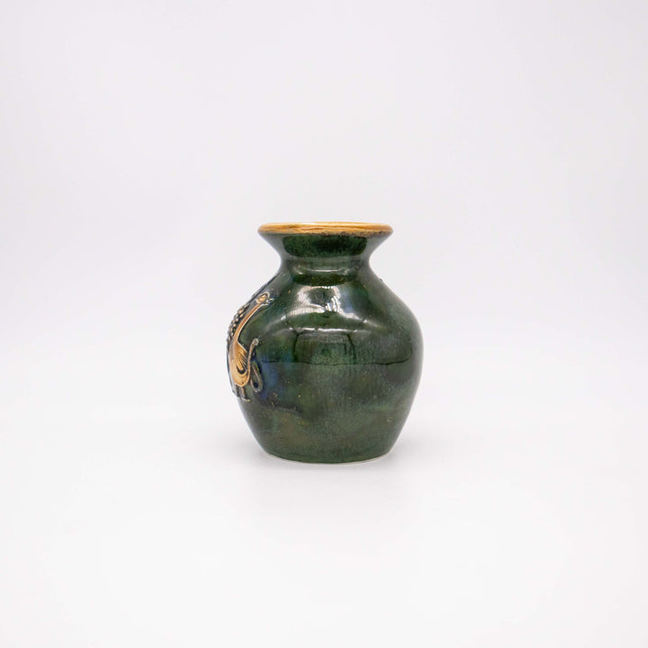 Handgemalte Vase aus Islay, Seitenansicht links