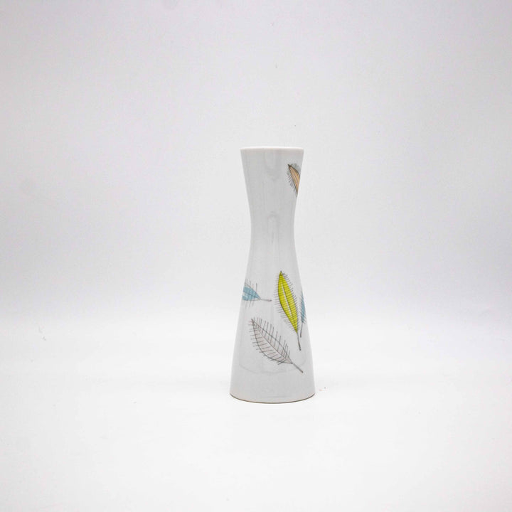 Rosenthal Vase Form 2000 Bunte Blätter, Seitenansicht links