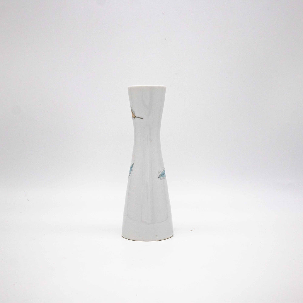 Rosenthal Vase Form 2000 Bunte Blätter, Seitenansicht rechts