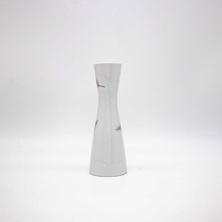 Rosenthal Vase Form 2000 Bunte Blätter, Seitenansicht rechts