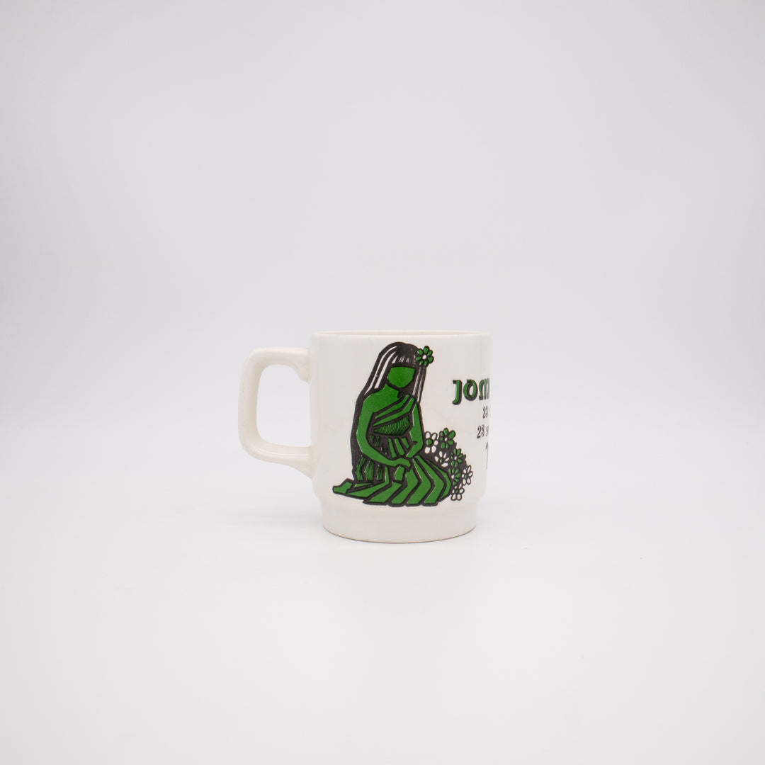 Tasse im Sternzeichen "Jungfrau", Seitenansicht rechts