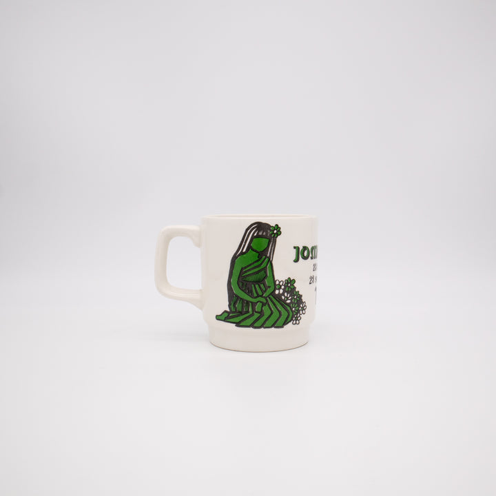 Tasse im Sternzeichen "Jungfrau", Seitenansicht rechts