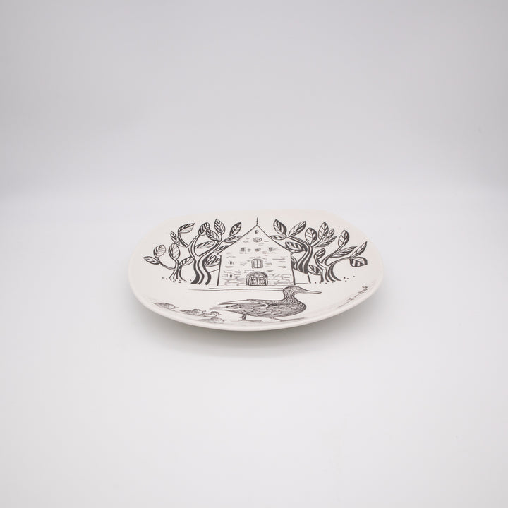 Wandteller von Henry Imsland, Seitenansicht