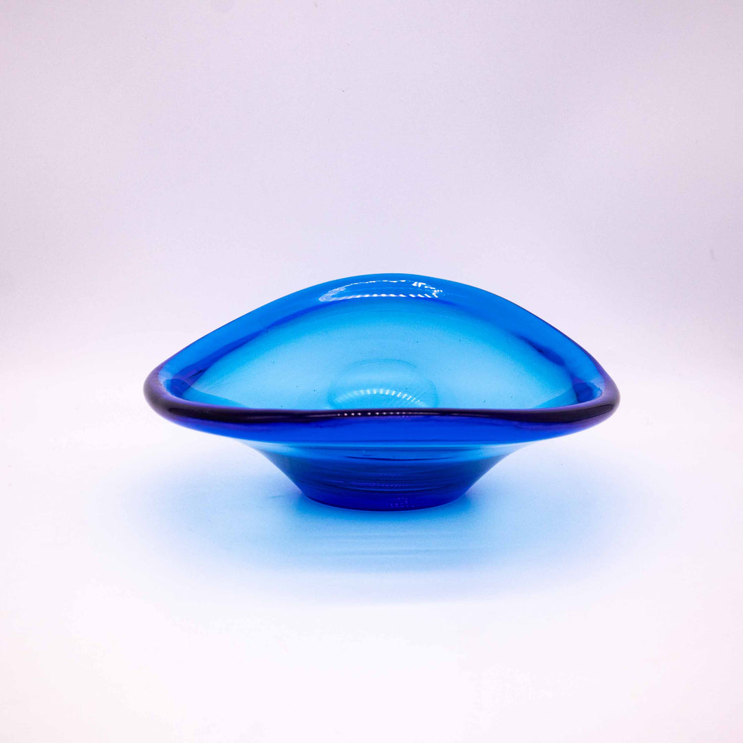 Vintage Dänische Blaue Schale "Selandia" von Per Lütken für Holmegaard, Vorderseite
