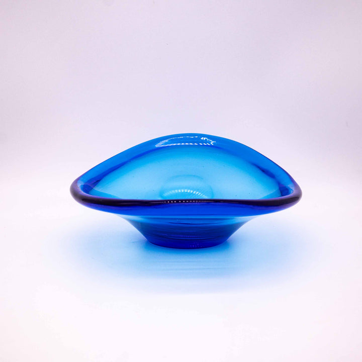 Vintage Dänische Blaue Schale "Selandia" von Per Lütken für Holmegaard, Vorderseite
