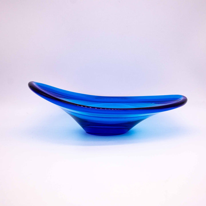 Vintage Dänische Blaue Schale "Selandia" von Per Lütken für Holmegaard, Vorderseite