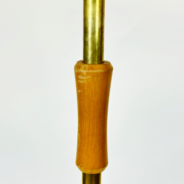 Vintage Elegante Mid Century Stehlampe, Detailansicht Griff