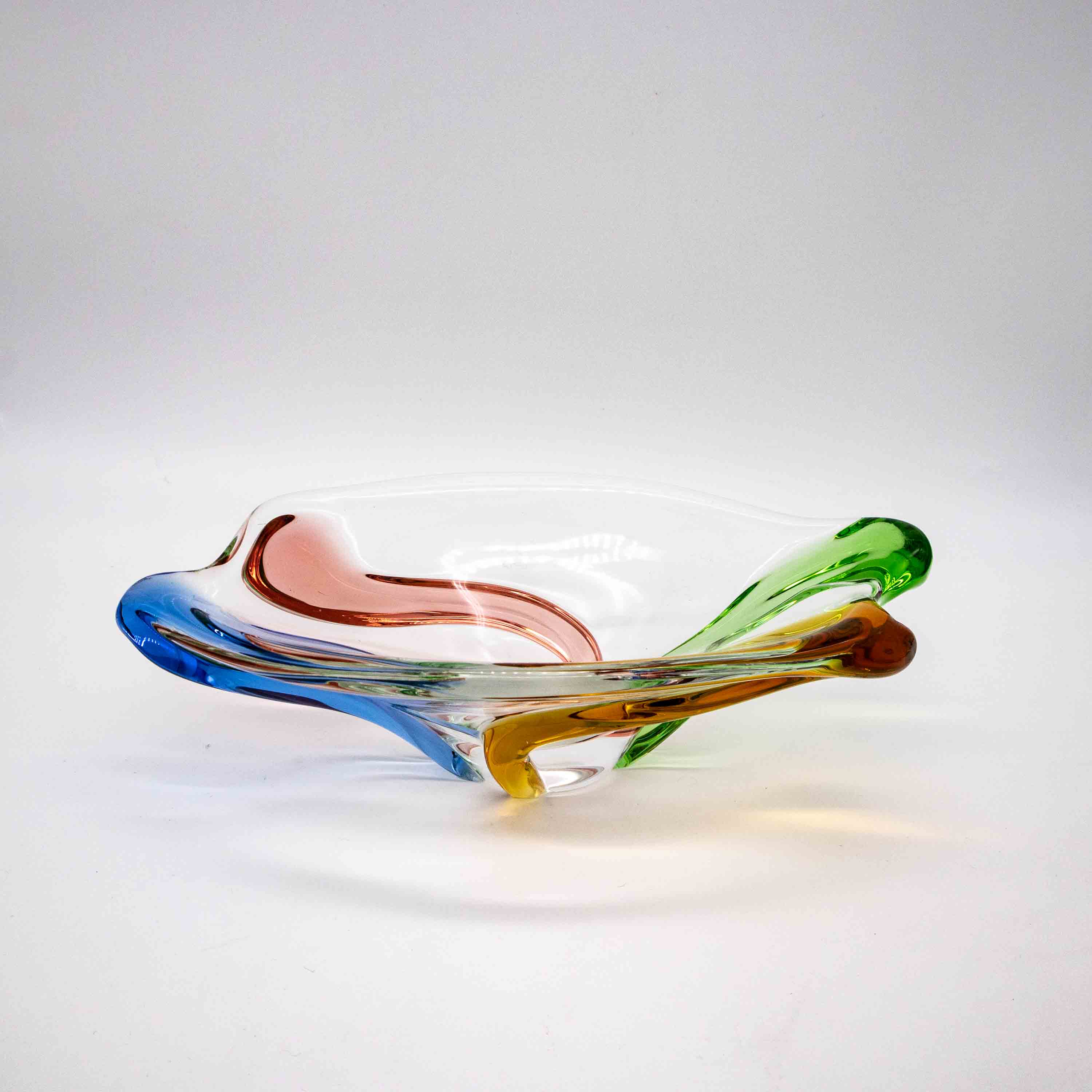 【希少】ヴィンテージ ART glass STENHYTAA W.W. Vintage_Glasschale_Rhapsody_vo