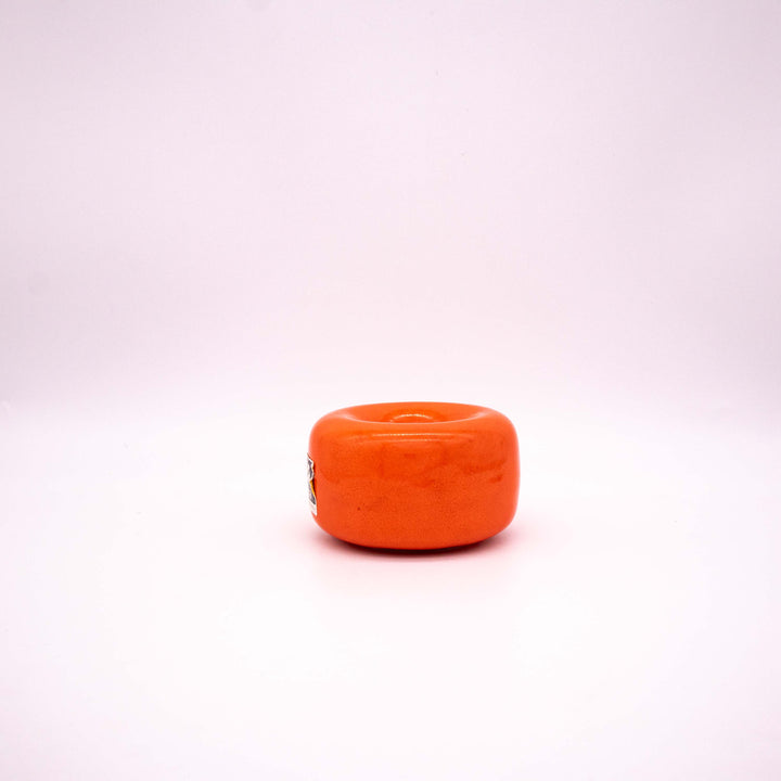 Vintage Space Age Aschenbecher "Donut" von Pino Spagnolo für Sicart, Seitenansicht links