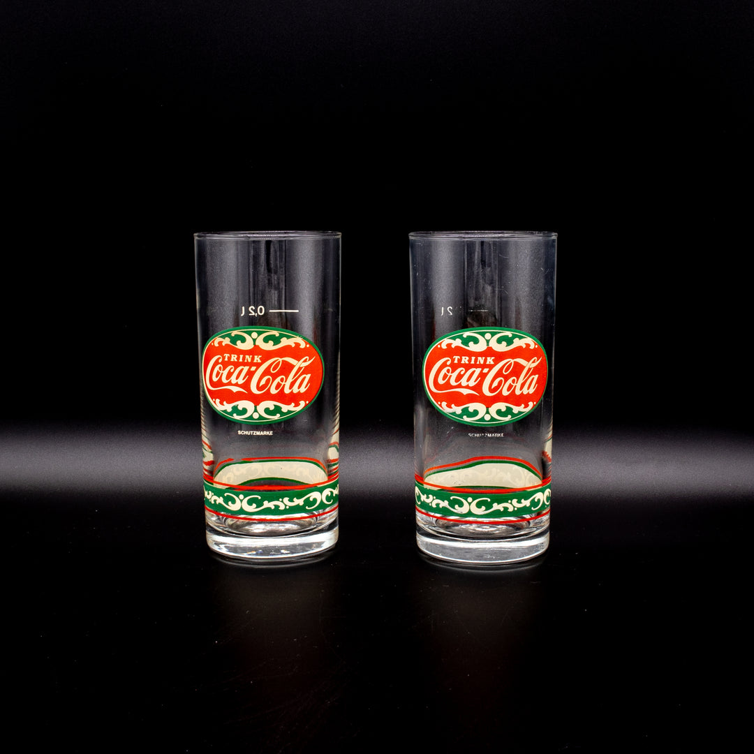 Coca-Cola Gläser, Vorderseite