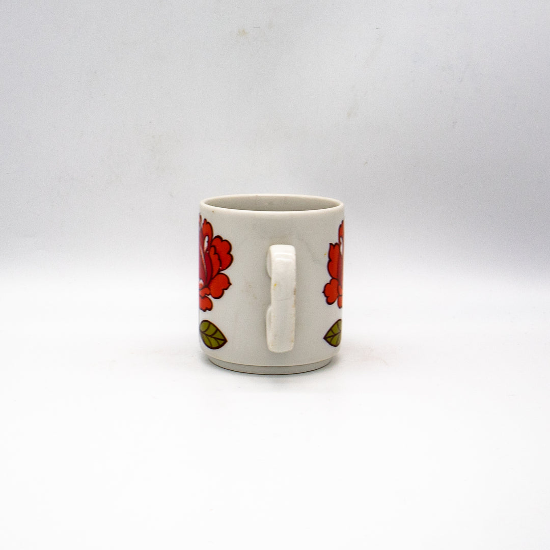 Kaffeehäferl Rose, Rückseite