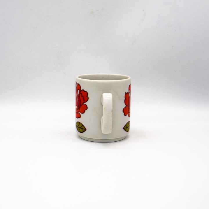 Kaffeehäferl Rose, Rückseite