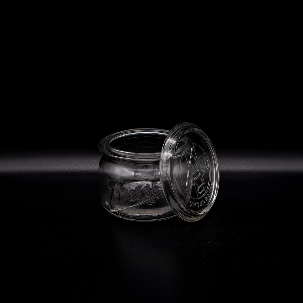 Rex Einmachglas mit abgenommenen Deckel