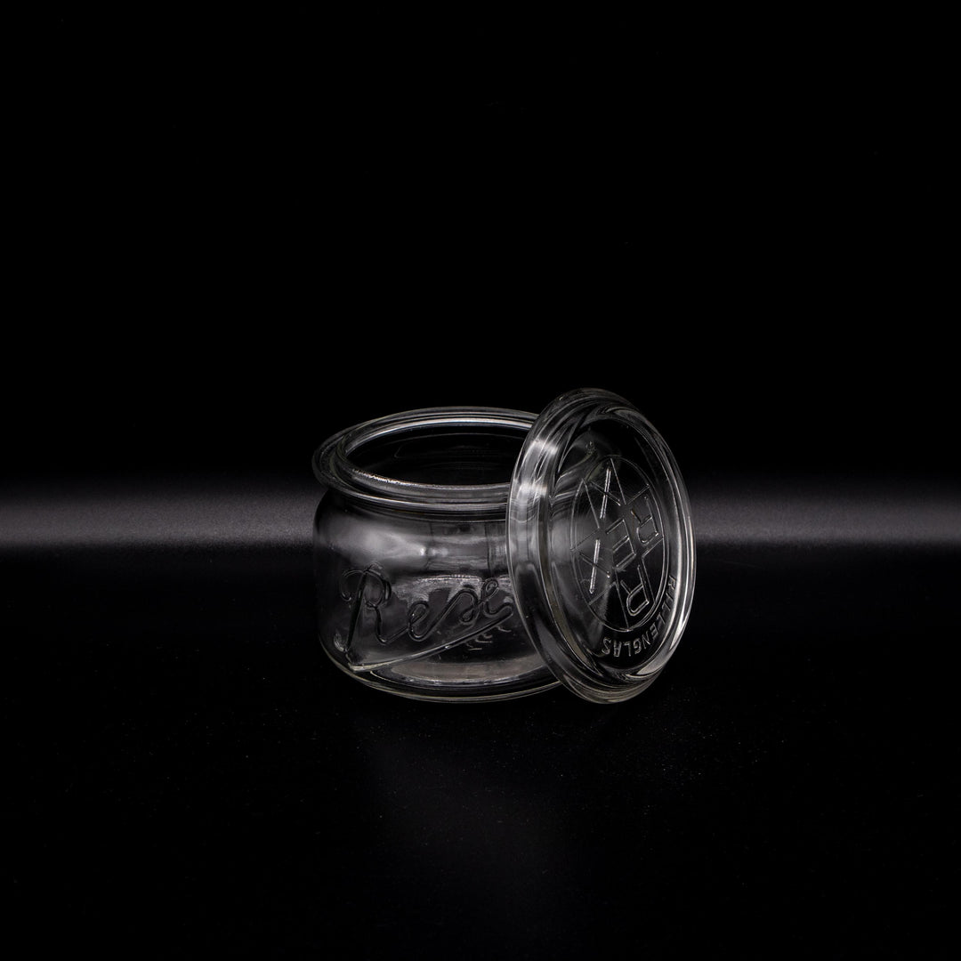 Rex Einmachglas mit abgenommenen Deckel