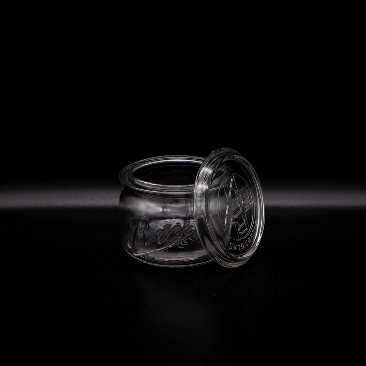 Rex Einmachglas mit abgenommenen Deckel