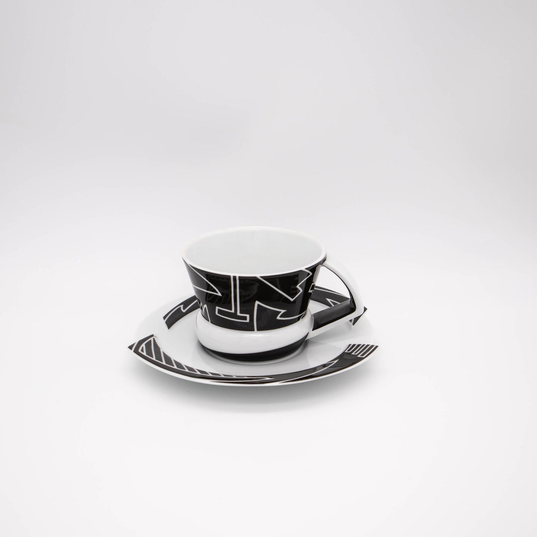Rosenthal Künstlertasse Nr. 5 Dorothy Hafner, Seitenansicht links