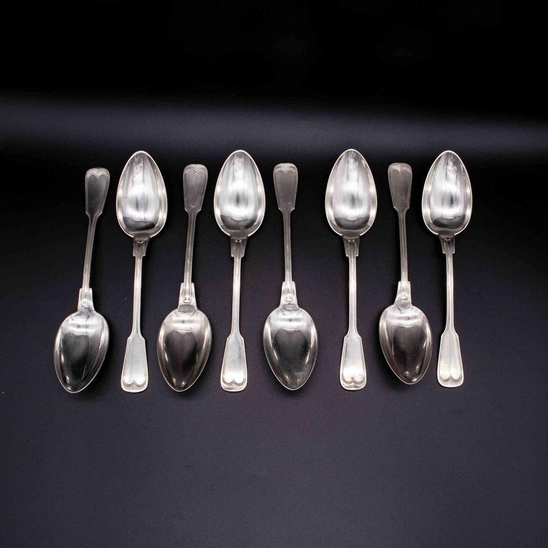 Augsburger Faden Suppenlöffel Set, Vorderseite