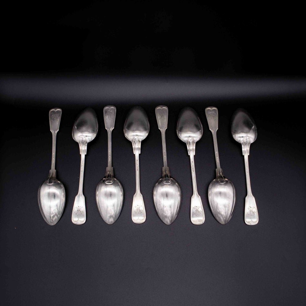 Augsburger Faden Suppenlöffel Set, Rückseite