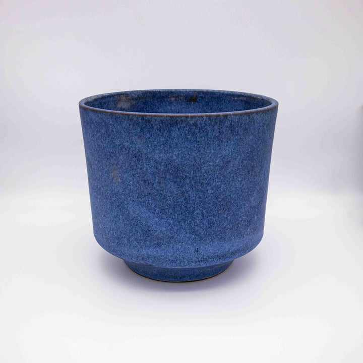 Blumentopf in Blau, Vorderseite