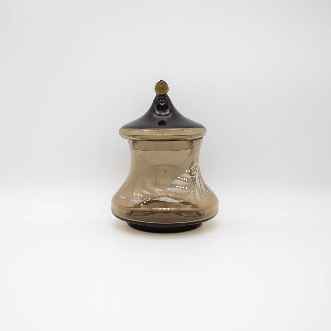 Rauchglas Bonbonniere, Seitenansicht