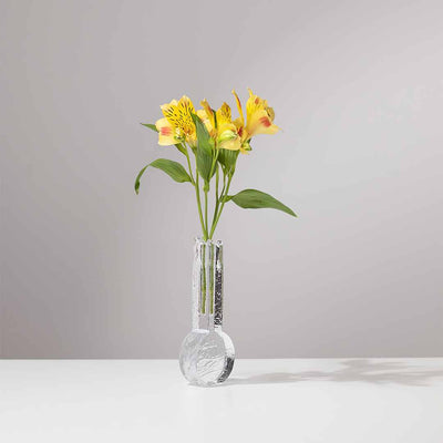 Mini Solifleurvase mit Blume