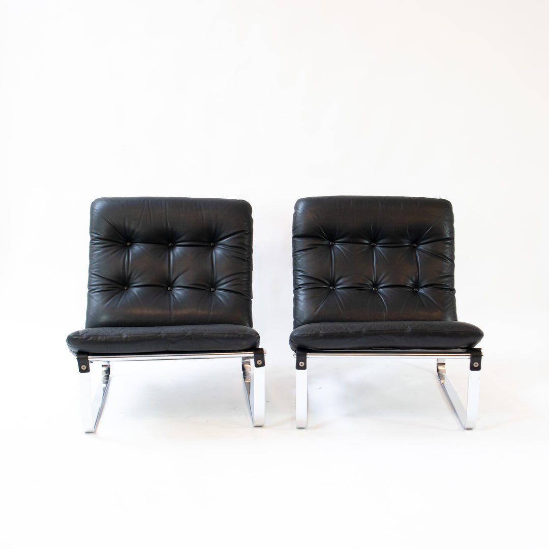 2 Stück "Spring" Lounge Chairs von Ingmar Relling für Westnofa, Vorderseite