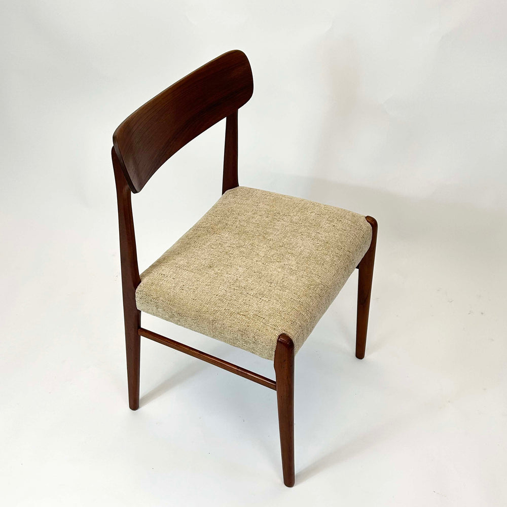 4 Stk. Teak Stühle von Glyngøre Stolefabrik, Vogelperspektive