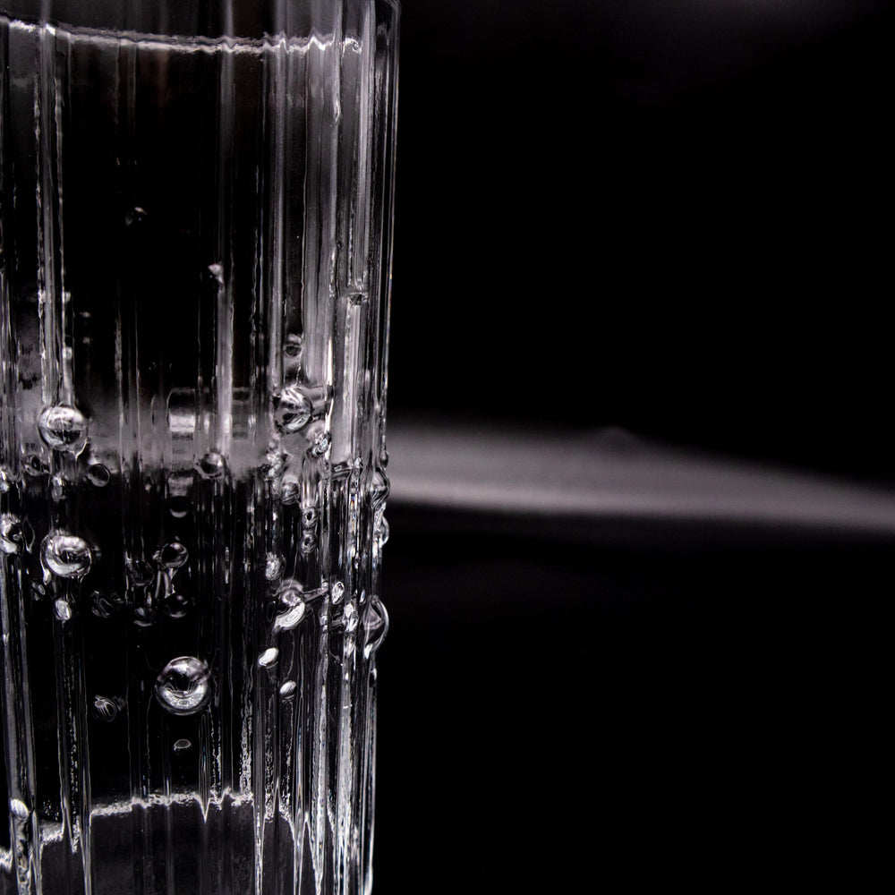 8er Set Tumbler Gläser Mesi von Tapio Wirkkala für Iittala, Detailansicht Glas