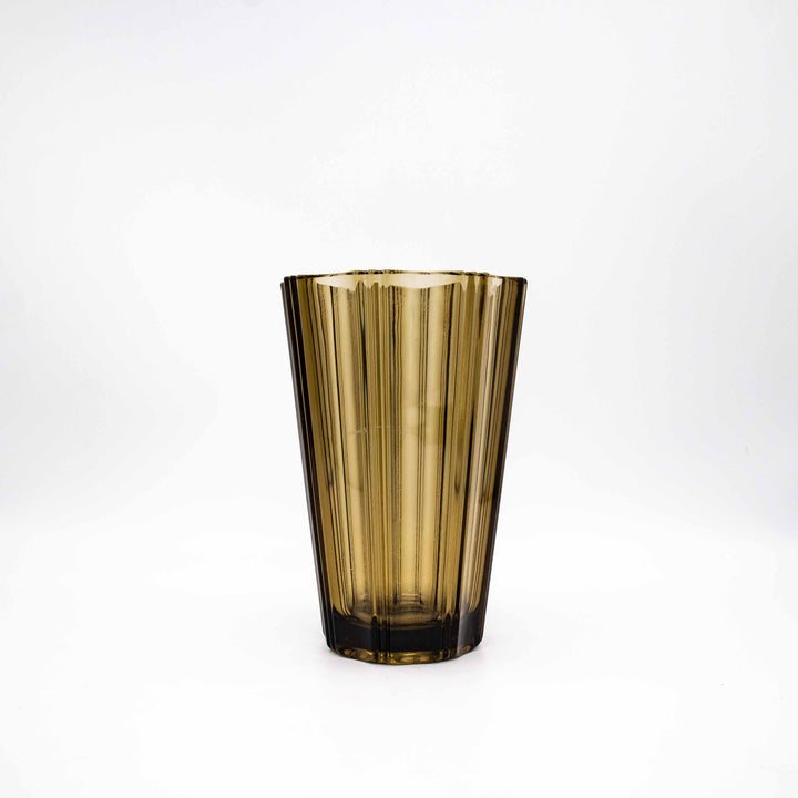 Luminarc Vase aus Rauchglas, Rückseite