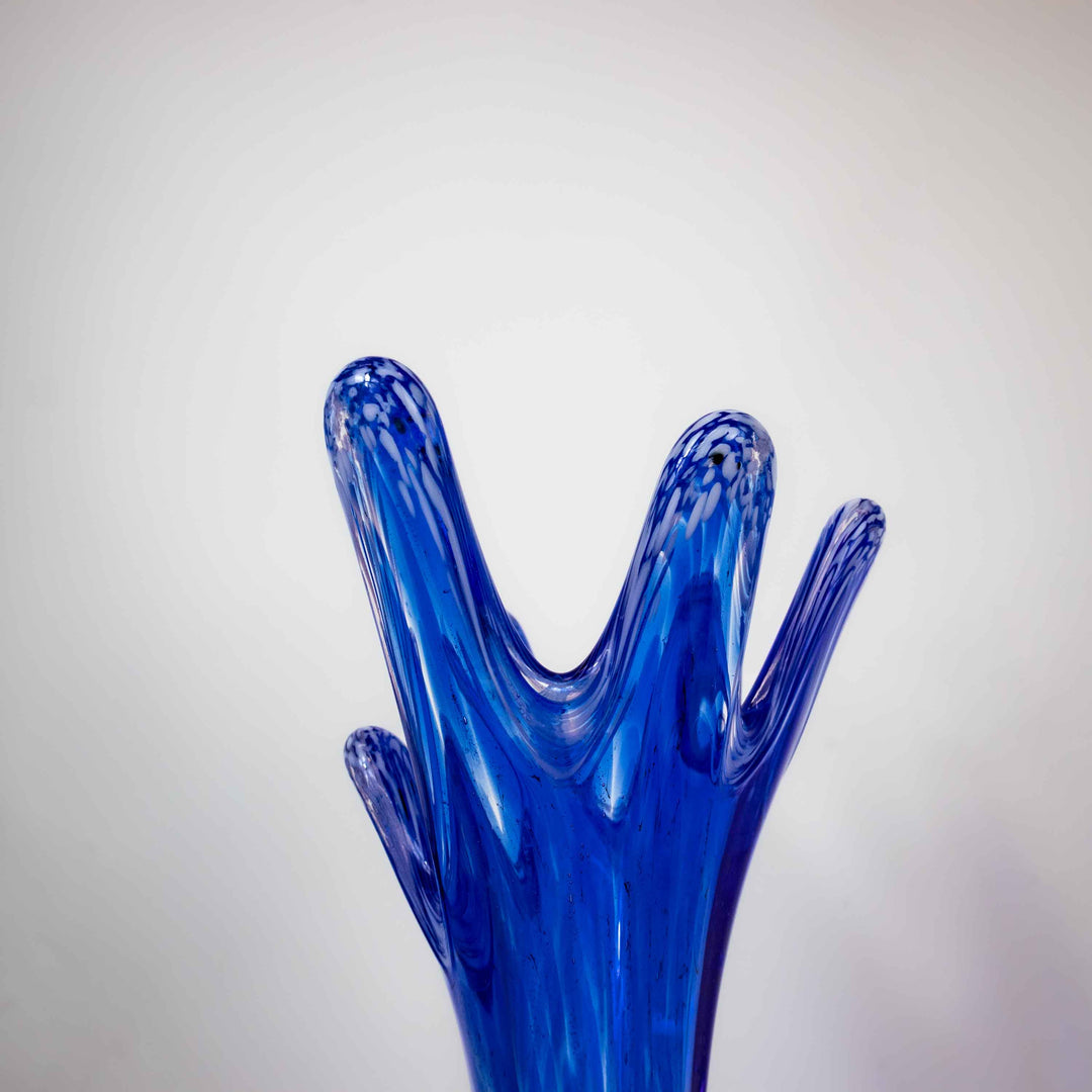 Große blaue Vase, Detailansicht Mündung