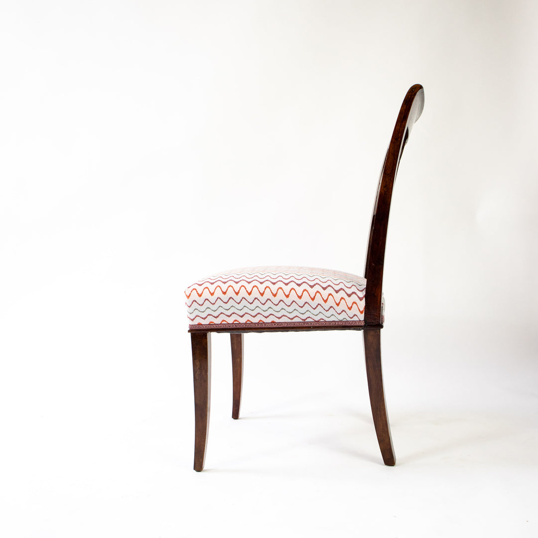 Art Deco Stuhl von Hugo Gorge, 1927, Seitenansicht rechts